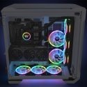 Thermaltake SWAFAN 12 RGB Datora korpusam Ventilators 12 cm Melns 3 pcs Thermaltake SWAFAN 12 RGB Datora korpusam Ventilators 12 cm Melns 3 pcs