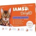 Iams Cat Adult Land & Sea collection in Jelly 12x85g Iams Cat Adult Land & Sea collection in Jelly 12x85g