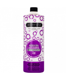 Morfose Keratin šampūnas atkuriantis pažeistus plaukus 1000ml