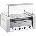 Roller roll grill with lid and heating drawer for buns 16 HotDog sausages 2200W 230V Royal Catering Roller roll grill with lid and heating drawer for buns 16 HotDog sausages 2200W 230V Royal Catering
