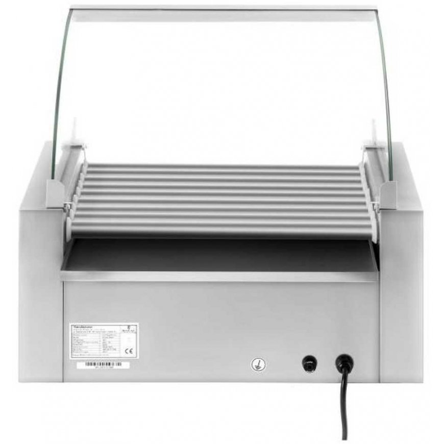 Roller roll grill with lid and heating drawer for buns 16 HotDog sausages 2200W 230V Royal Catering – 3