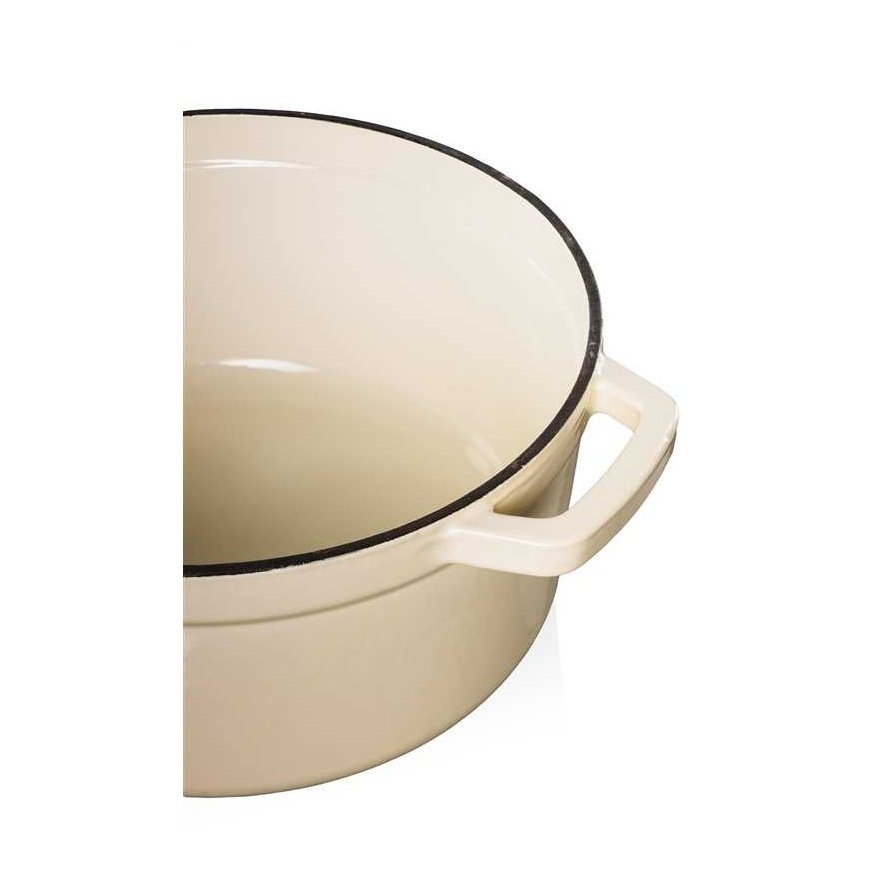 Puodas Grand feu FEUMWHITE, 24 cm x 24 cm x 10.5 cm, 3.5 l – 3