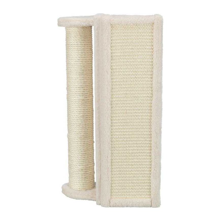 Trixie scratcher narożny, for cats, beige, 15 x 50 x 15 cm, ze słupkiem