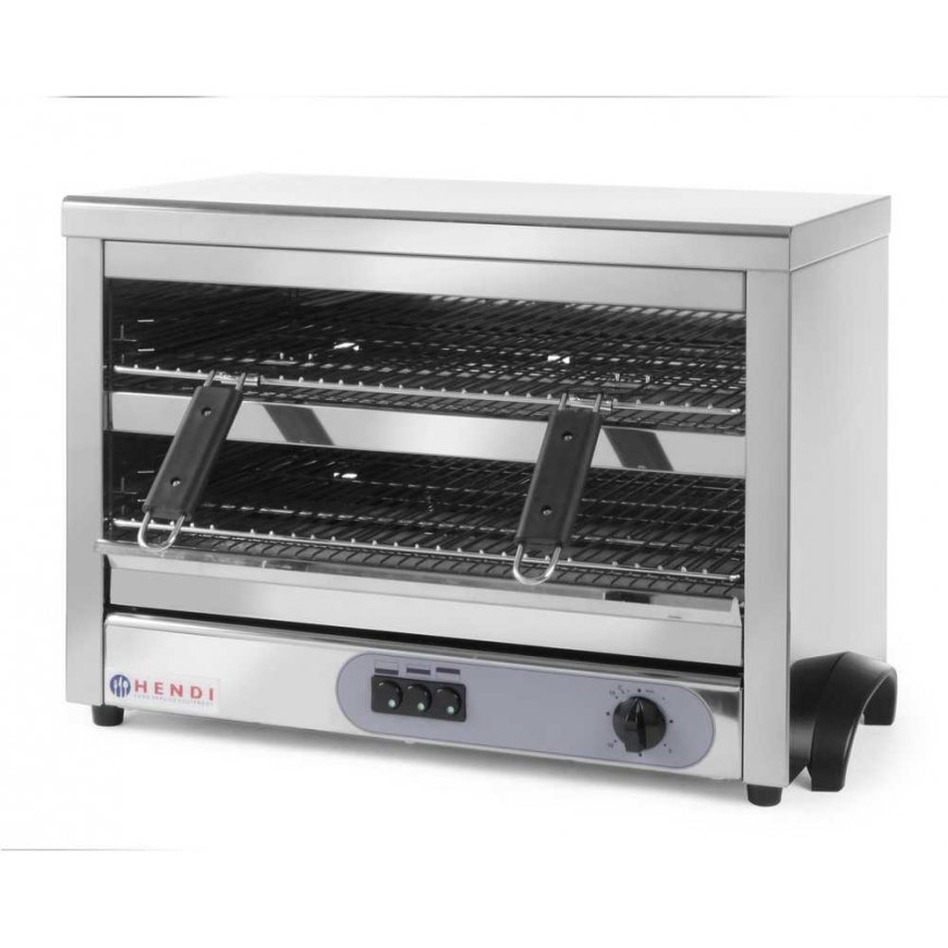 Salamander quartz toaster GN1/1 timer 4500W 400V - Hendi 264331