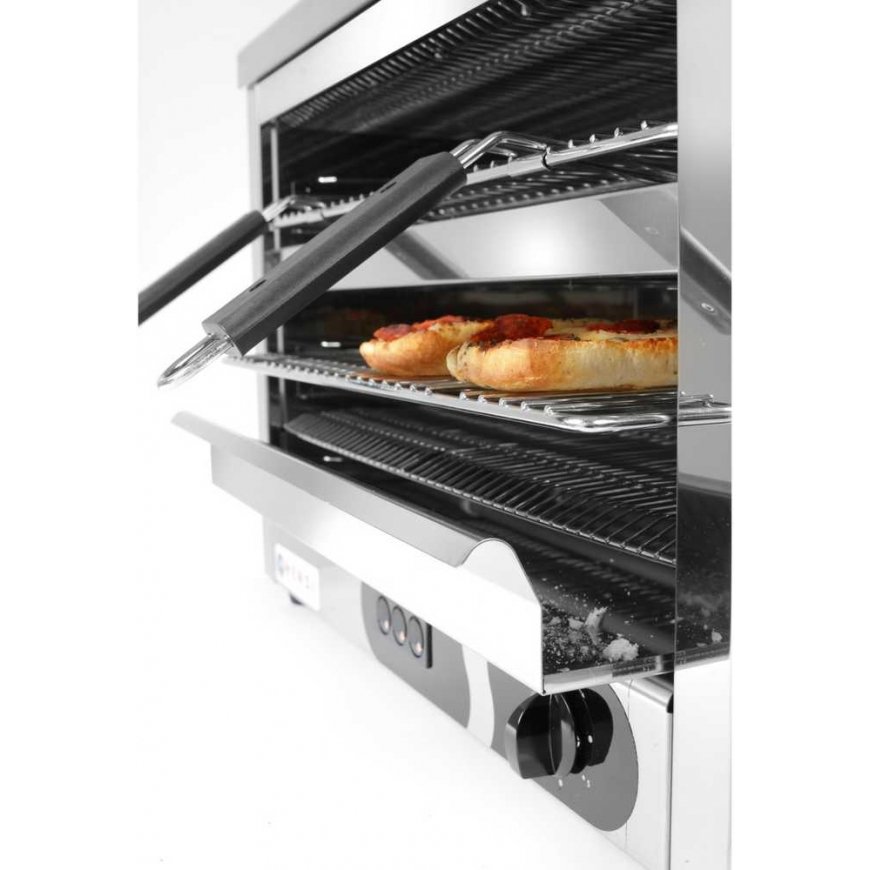 Salamander quartz toaster GN1/1 timer 4500W 400V - Hendi 264331 – 4