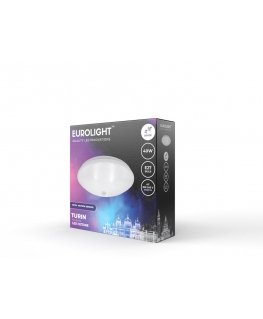 TURIN LED luminaire with IR motion sensor E27 IP20 Eurolight