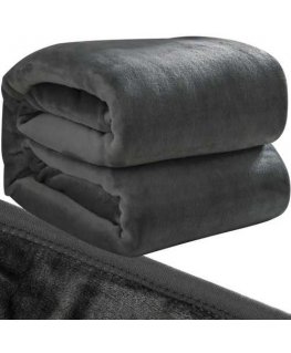 Blanket 1.6x2m - gray ruhhy 22695
