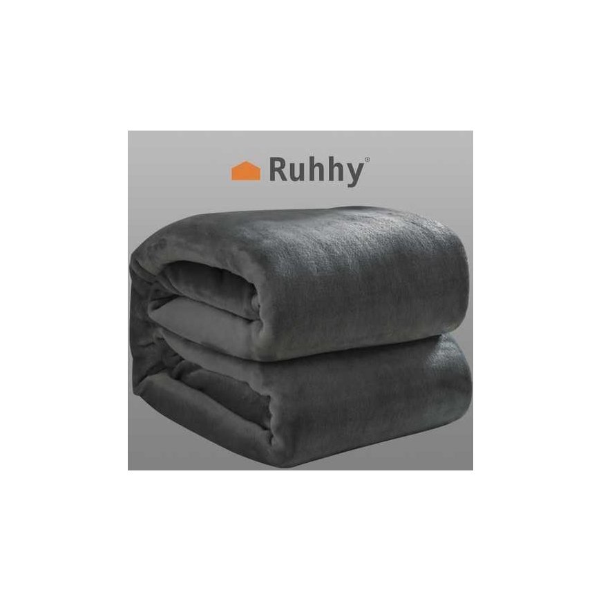 Blanket 1.6x2m - gray ruhhy 22695 – 5
