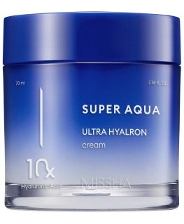 Missha Super Aqua Ultra Hyalron Creamy moisturizing cream with hyaluronic acid 70ml