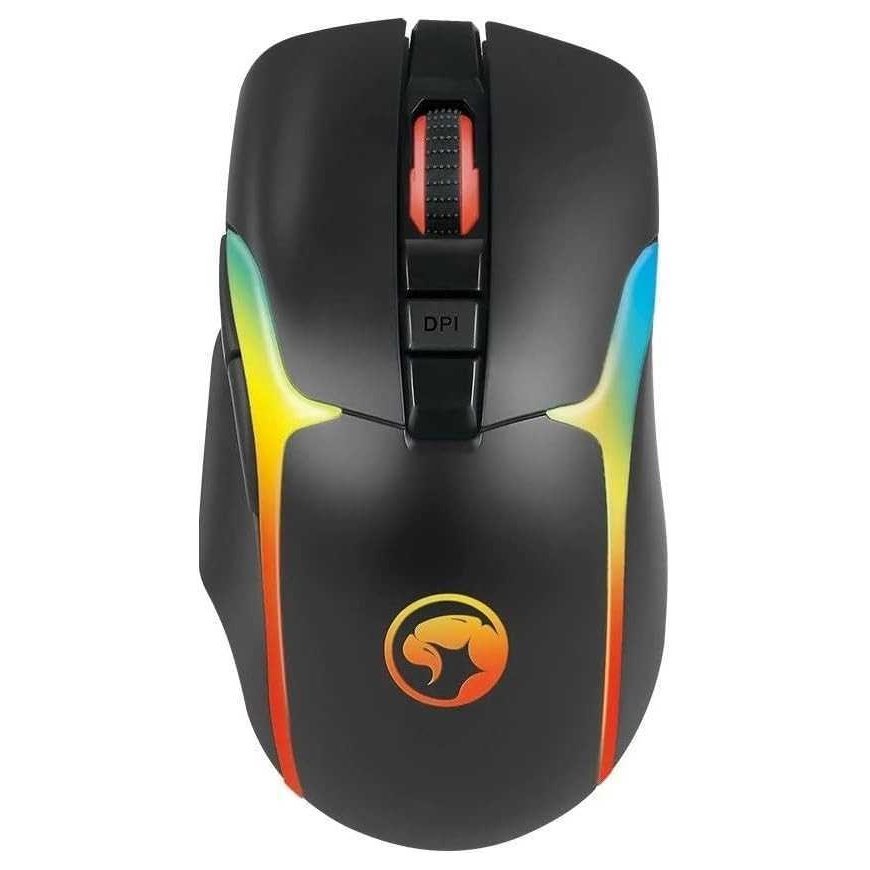Marvo M729W juoda belaidė pelė | 4800 DPI
