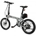 Beaster Scooter El. carbon frame bike, BS126S, silver, 250W Beaster Scooter El. carbon frame bike, BS126S, silver, 250W