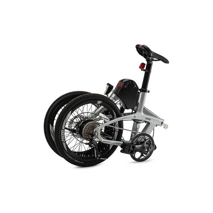 Beaster Scooter El. karboninio rėmo dviratis, BS126S, sidabrinis, 250 W – 4