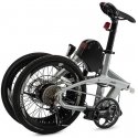 Beaster Scooter El. carbon frame bike, BS126S, silver, 250W Beaster Scooter El. carbon frame bike, BS126S, silver, 250W