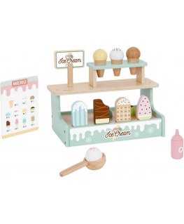 Tooky Toys TOOKY TOY Ice cream kiosk Wooden ice cream parlor