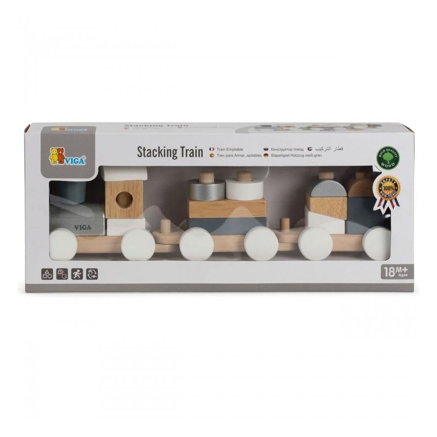 Viga towed wooden train – 2