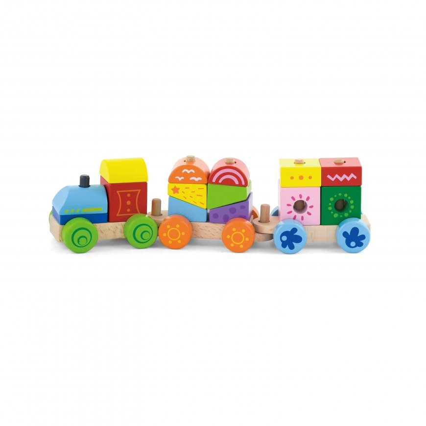 Viga towed wooden train – 4