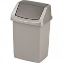 Click-it waste bucket 15L 28x23.5x43,8cm silver Click-it waste bucket 15L 28x23.5x43,8cm silver