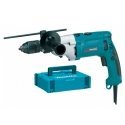 Makita HP2071FJ porakone 2900 RPM Avaimeton 2,5 kg Musta, Sininen