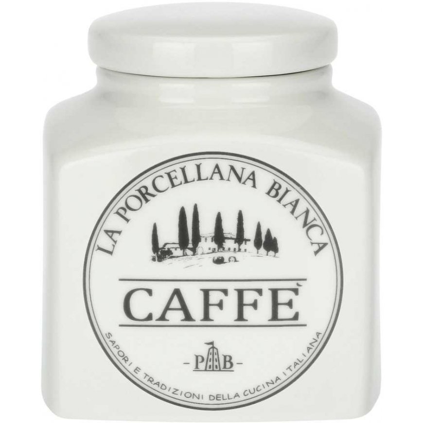 La Porcellana Bianca Pojemnik na kawę Conserva - White, 500 ml