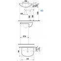 Praustuvė JIKA LYRA PLUS, 600×460 mm Praustuvė JIKA LYRA PLUS, 600×460 mm