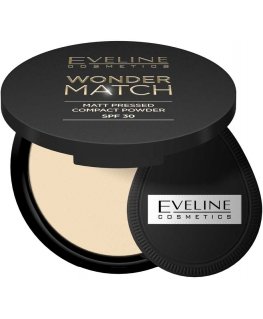 Eveline Cosmetics Wonder Match matt powder sifted with protective filter SPF30 01 Light brownish yellow 8g