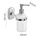 Sieninis skystojo muilo dozatorius GEDY EVEREST, 0,18 l