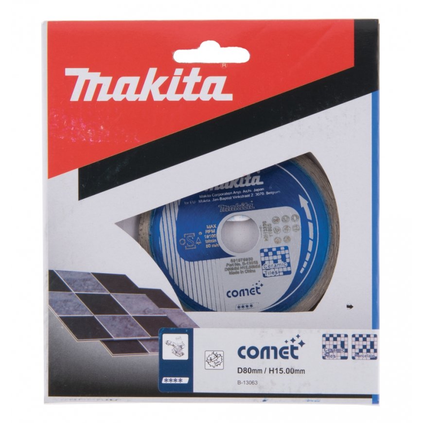 Makita B-13063 алмазный диск 8 cm Алмазный отрезной диск со сплошной кромкой – 2