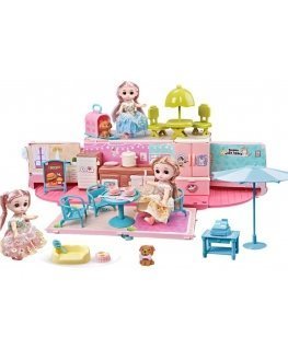 WOOPIE Kamper 2w1 Domek XXL Set for Dolls