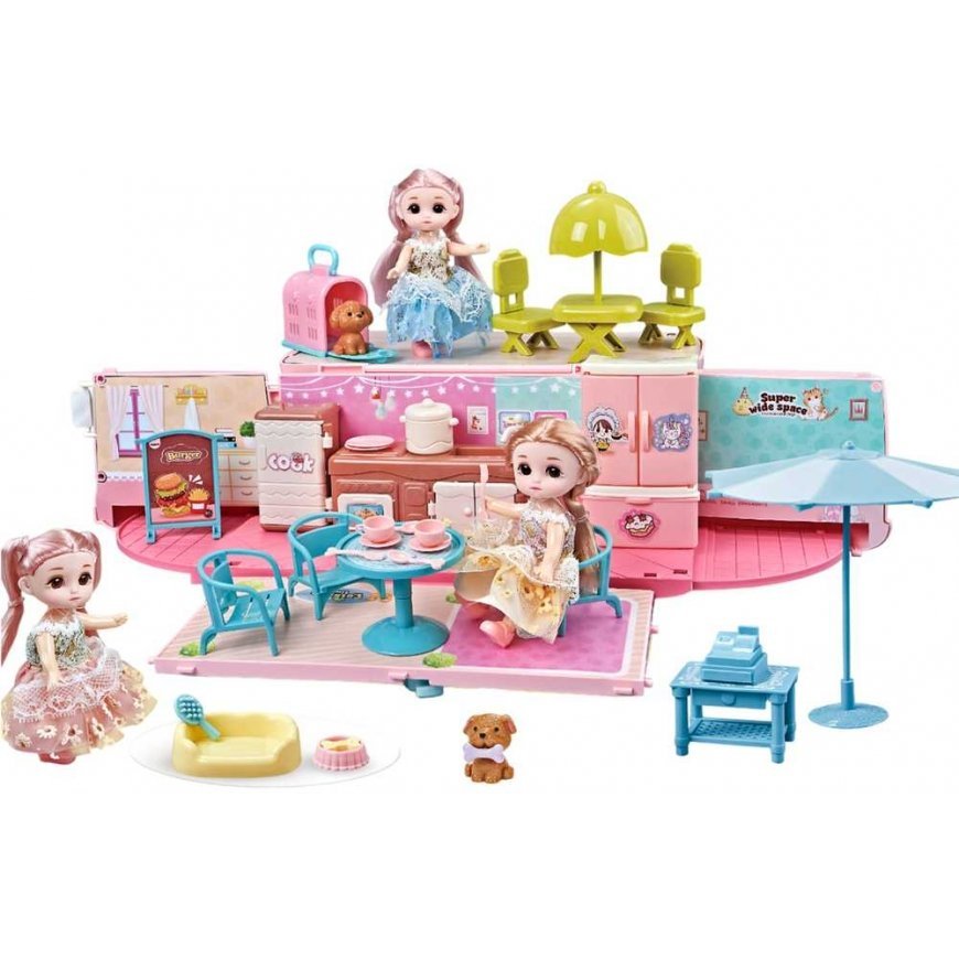 WOOPIE Kamper 2w1 Domek XXL Set