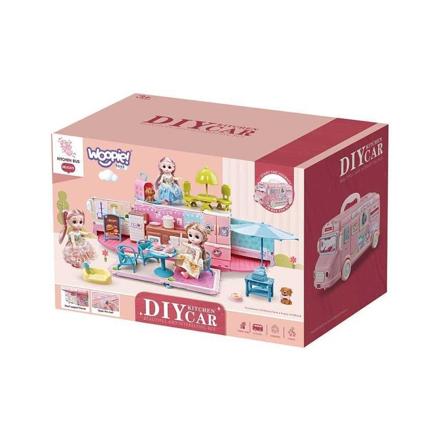 WOOPIE Kamper 2w1 Domek XXL Set for Dolls – 4
