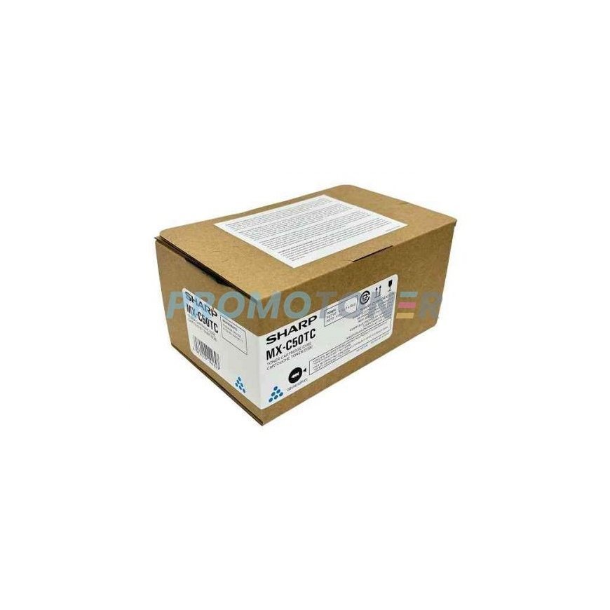 Sharp oryginalny toner MXC50TC, cyan, 13000s