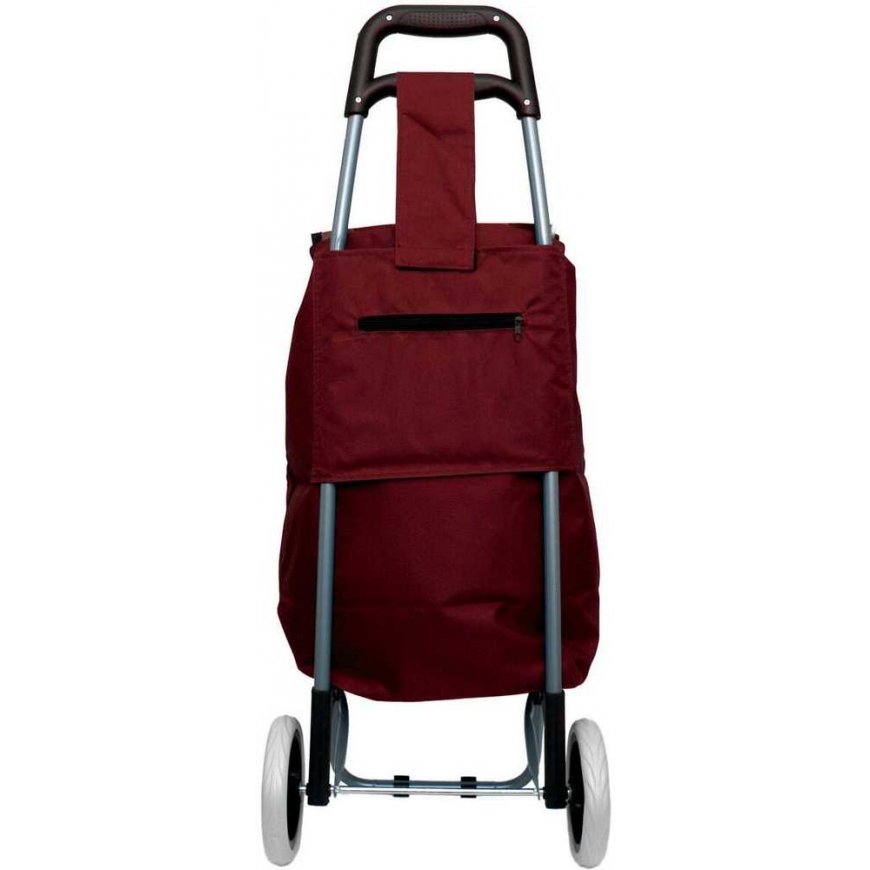 Travel INNA Stroller BAG NA KÓLKACH NA ZAKUPY ZE STELAŻEM 31L CZERWONO BALTA – 5
