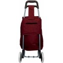 Travel INNA Stroller BAG NA KÓLKACH NA ZAKUPY ZE STELAŻEM 31L CZERWONO BALTA