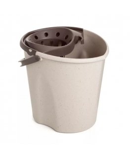 12L Ecohome bucket with push button grey