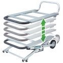 Makita 194093-8 stalas skersinio pjovimo staklėms 2 kojos Metalinis
