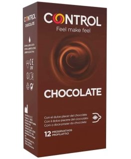 CONTROL ADAPTA CHOCOLATE CONDOMS 12 UNITS