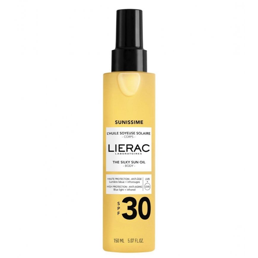 Lierac Sunissime Silky Sun Body Oil SPF 30 apsauginis kūno aliejus, 150 ml – 2