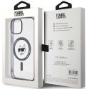 Karl Lagerfeld KLHMP15SHCHNOTK iPhone 15 6.1" skaidrus kietas dėklas IML Choupette's Head MagSafe Karl Lagerfeld KLHMP15SHCHNOTK iPhone 15 6.1" skaidrus kietas dėklas IML Choupette's Head MagSafe