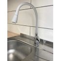 Domoletti Virtuvės maišytuvas su lanksčiu snapu DSA506.5/13S, pilkas Domoletti Virtuvės maišytuvas su lanksčiu snapu DSA506.5/13S, pilkas