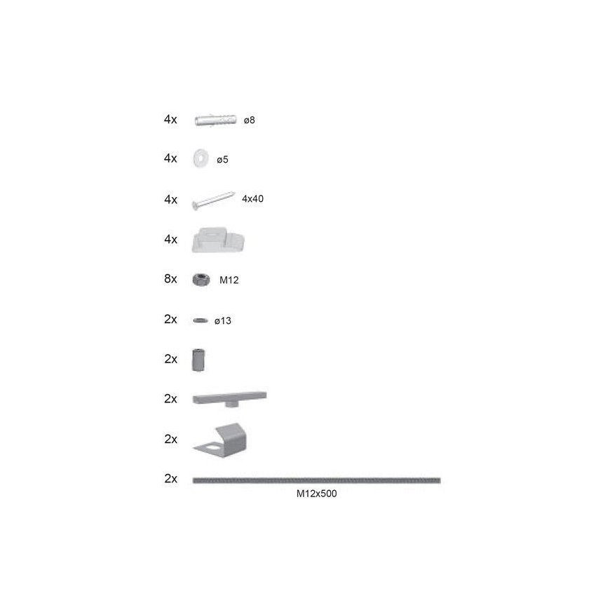 Finishing plate Ravak fixing kit, U series