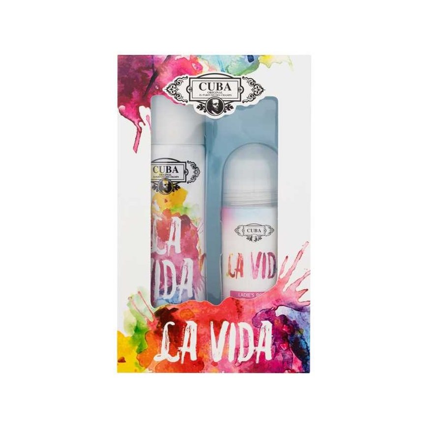 Cuba La Vida EDP set for women (EDP 100 ml + Antiperspirant Roll-on 50 ml) – 2