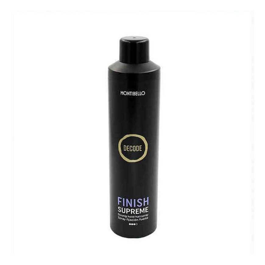 Extremely strong hairspray Decode Finish Supreme Montibello (400 ml)