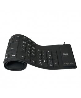 LogiLink ID0019A keyboard USB QWERTZ German Black