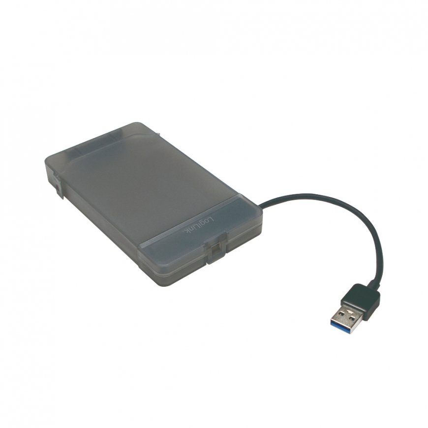 LogiLink AU0037 saugojimo diskų korpusas HDD / SSD aptvaras Pilka 2.5"
