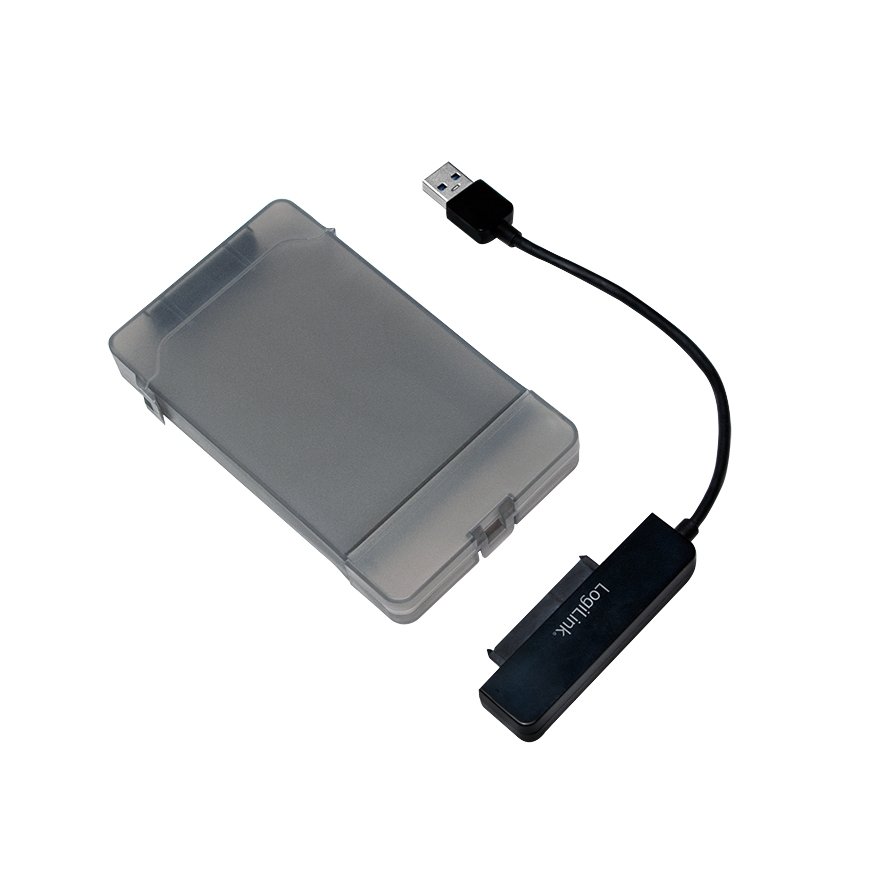 LogiLink AU0037 saugojimo diskų korpusas HDD / SSD aptvaras Pilka 2.5" – 4