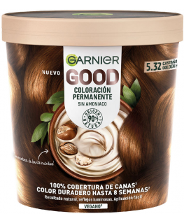 Garnier Good Coloración Permanente 5.32-Castaño, 217 ml