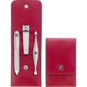 Travel set Zwilling Twinox - skórzane etui, 4 elements - Red Travel set Zwilling Twinox - skórzane etui, 4 elements - Red