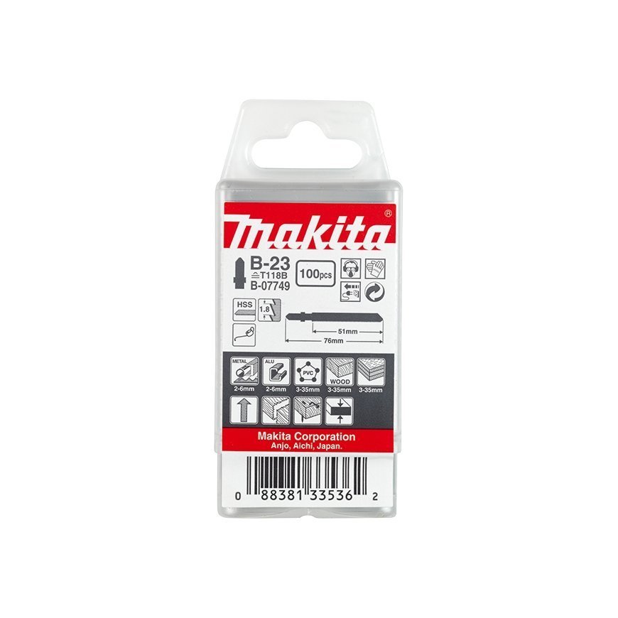 Makita B-07749 finierzāģis/zobenzāģa asmens Figūrzāģa asmens