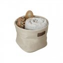 Fabric box M 24x24x19cm Ego Ecru Fabric box M 24x24x19cm Ego Ecru