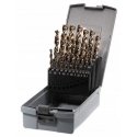 Grąžtas komplektas: 25 vnt. wierteł HSS do drewna 1-13mm, Timber Twist KP 25 + pogłębiacz stożkowy 16,5mm, Alpen [0067100026100]